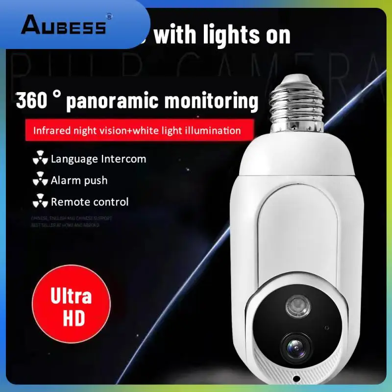 

1 Piece Bulb Head Camera Reliable Surveillance Security Camera 1080p 360-degree Remote Monitoring Wireless Camera Hd