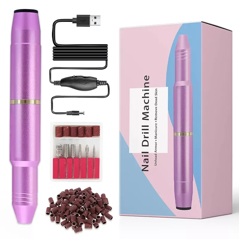 

2022New Electric Nail Drill Machine Electric Manicure Accessory Nail Pedicure Kit Nail Drill Bit Polisher Nail File Nail Tools
