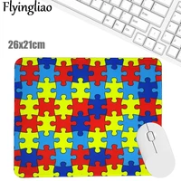 autism pattern cute desk pad mouse pad laptop mouse pad keyboard desktop protector school office supplies
