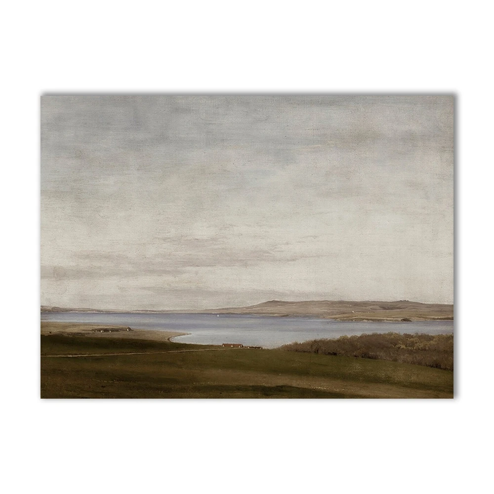 

Картина "Гора и озеро", EnjoytheSpirit, холст