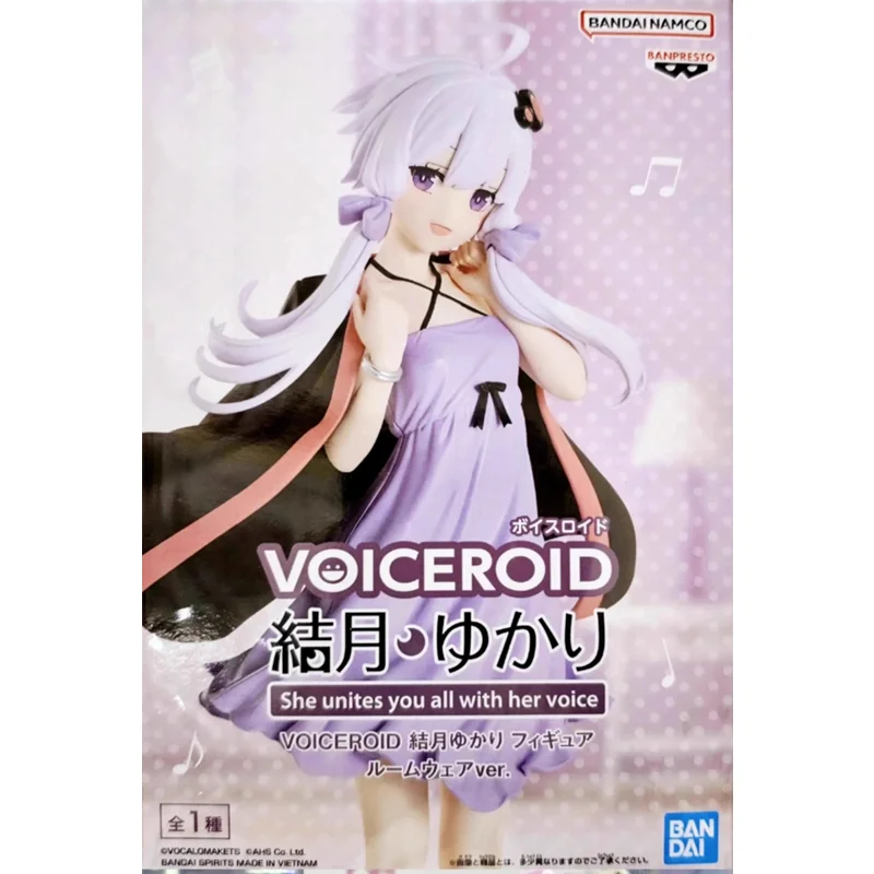 Bandai оригинальные VOCALOID Yuzuki Yukari She Unites You All with Her Voice аниме фигурки модель настольные