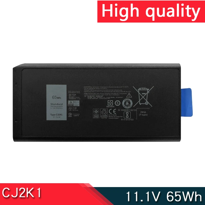 Аккумулятор CJ2K1 11 1 В 65 Втч для Dell Latitude 5404 E5404 5414 7404 7414 5XT3V VCWGN X8VWF XN4KN XRJDF DKNKD YGV51 P45G P46G