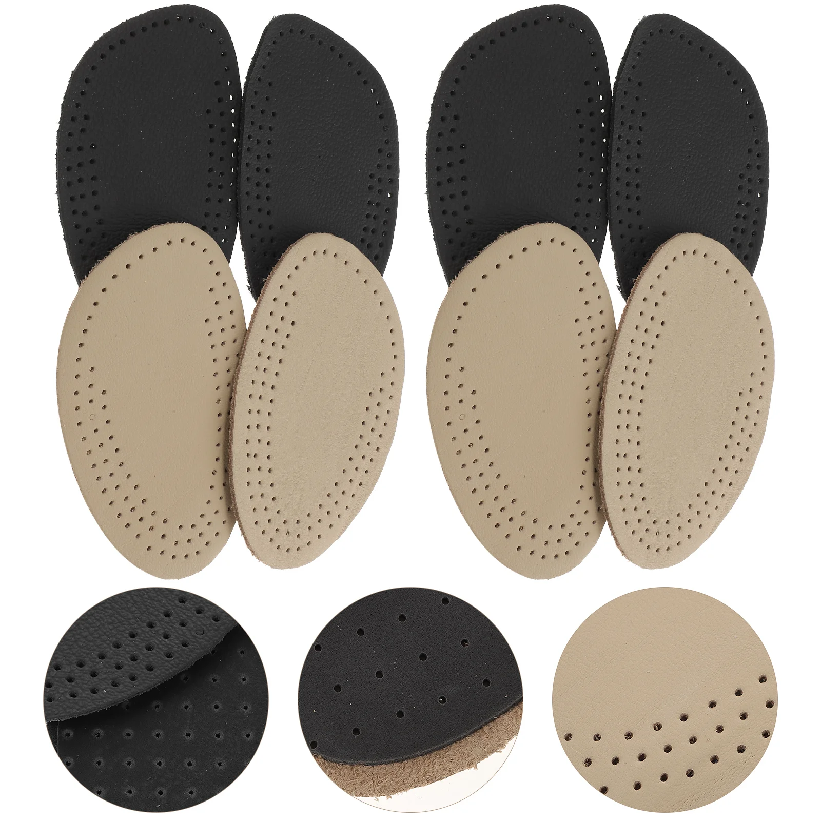 

4 Pairs Forefoot Pad Mat Pads Women Pain Relieve Non-slip Cushion Invisible Anti