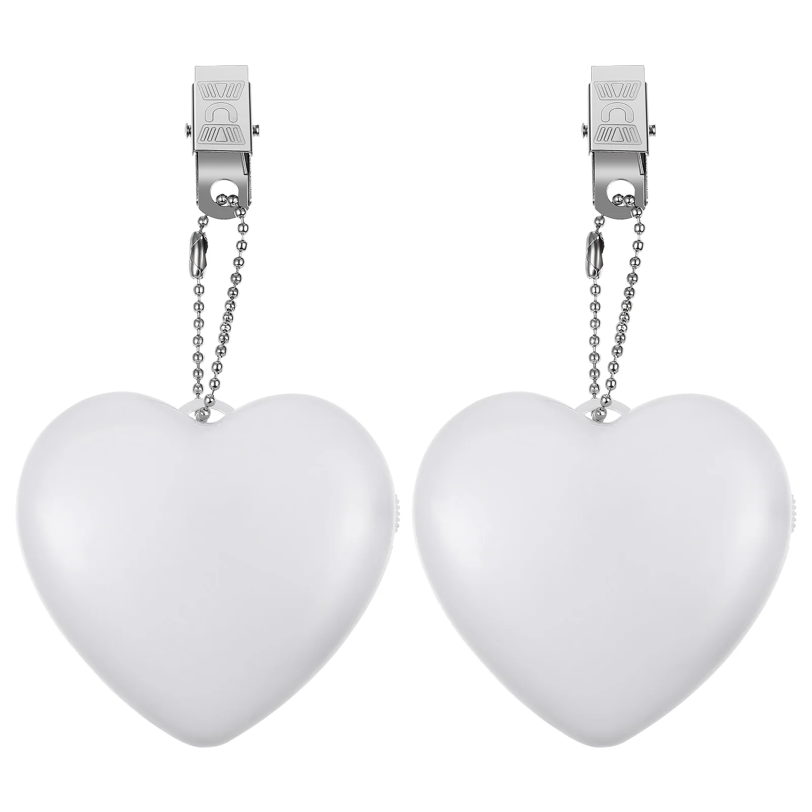 

2pcs Touch Sensor Handbag Light Small Portable Lamp Heart Shaped Powered Lamp Purse Light