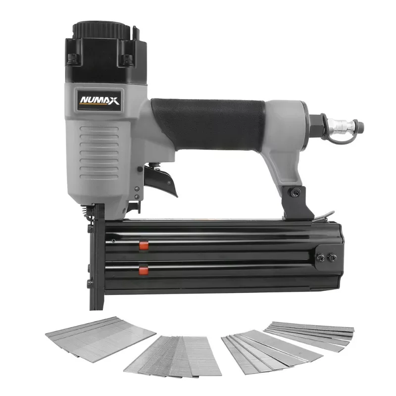 

NEW2023 NuMax SBR50WN 18 калибр 2 дюйма Пневматический гвоздезабивной станок с 2000 гвоздями