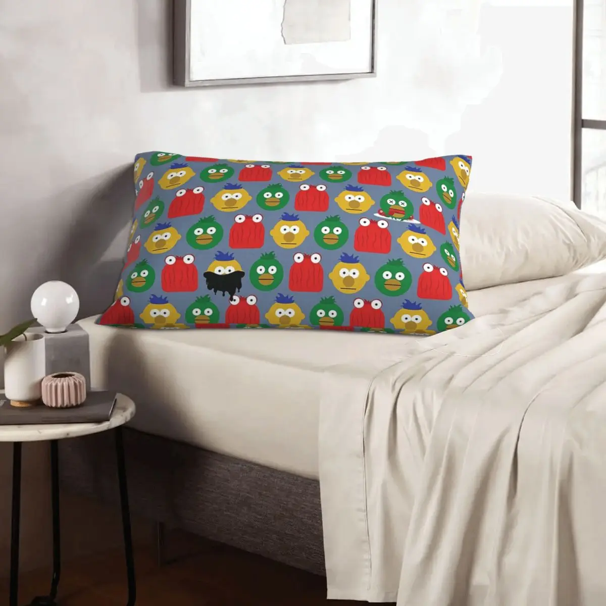 Фото DHMIS персонаж узор прямоугольная наволочка наволочка декоративная спальня кровать домашний комфорт пледы подушка №5