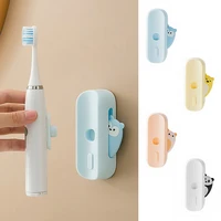 creative traceless stand rack toothbrush organizer electric toothbrush wall mounted holder space saving bathroom accessories