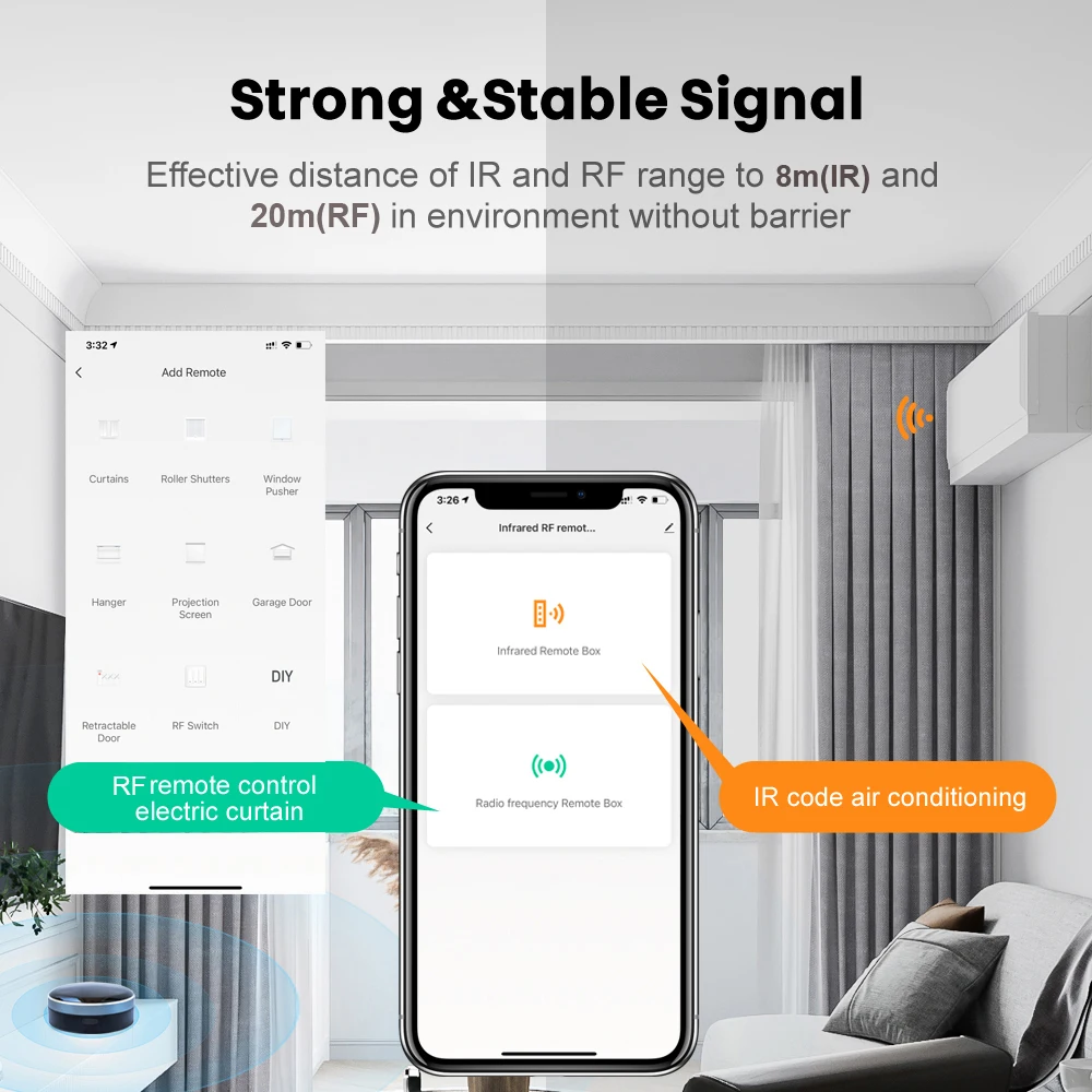 Умный пульт ДУ Tuya Wi-Fi RF433 RF315 IR 3 в 1 универсальный дистанционного управления