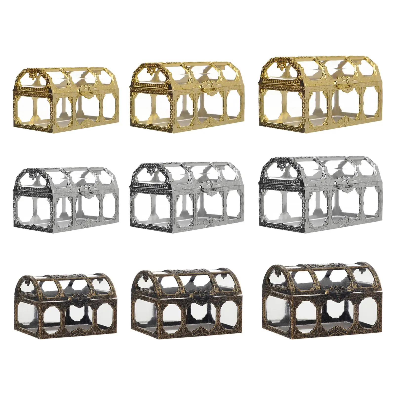 

candy container Gift Storage Case Treasure Case for Party Table Decoration Suppl