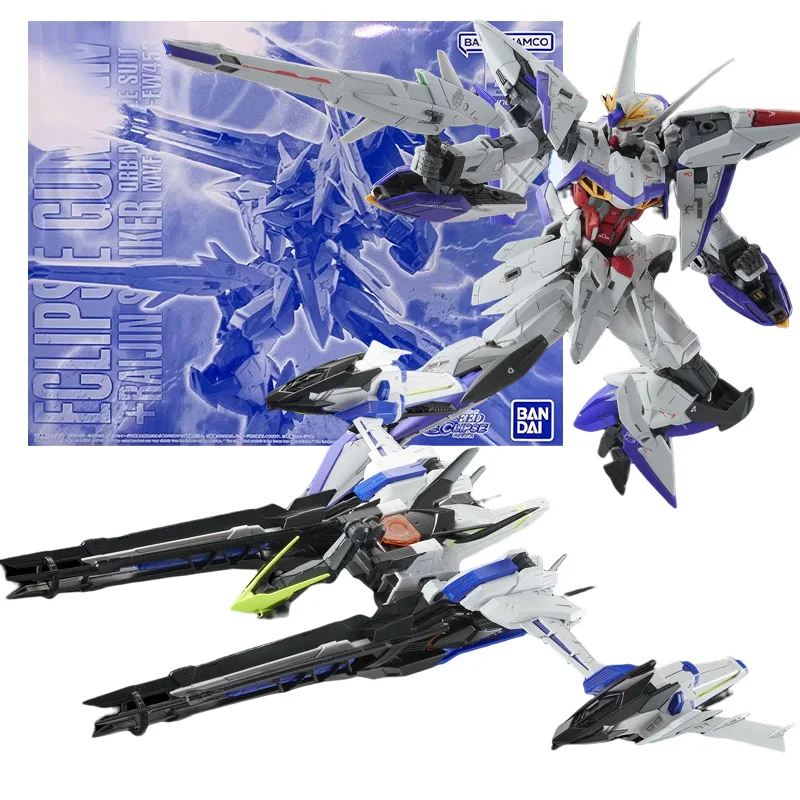 

Bandai Original MG PB Limited 1/100 Gundam ECLIPSE+RAIJIN MANEUVER STRIKER Anime Action Figure Assembly Model Kit Robot Toy Gift