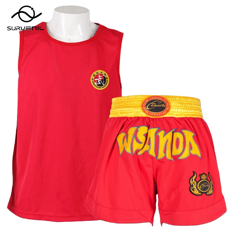 Шорты Muay Thai, боксерские шорты с драконом, комплект рубашек для мужчин и женщин, боевые искусства, MMA, Sanda, Wushu, униформа для взрослых (art.: 3920c8bb5f05a) - 3920c8bb5f05a