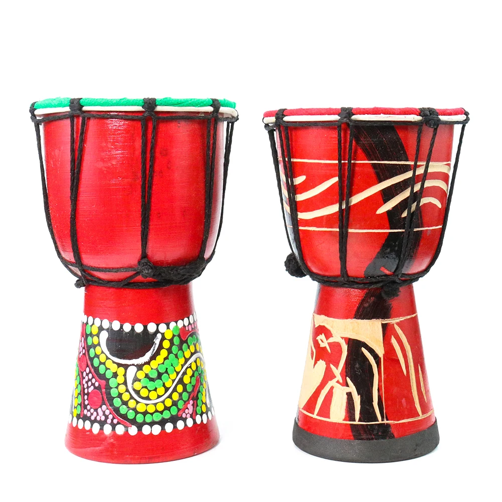 

Indonesia African Simulation Wooden Drum Decoration Furniture Desktop Office Decoration Decorative Painted Children's Toys