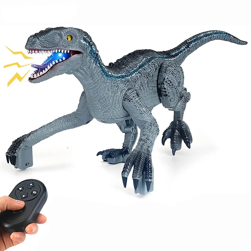

Динозавр, игрушка с дистанционным управлением, Велоцираптор, игрушки, электрическая ходячая игрушка с дистанционным управлением, светодиодный динозавр, Детская искусственная игрушка, робот, подарки на день рождения