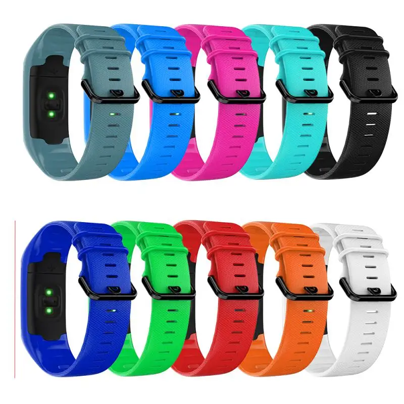 

Watch Strap Smart Accessories Multicolour Black Buckle Breathable For Polar A360 Replacement Strap Silicone Strap