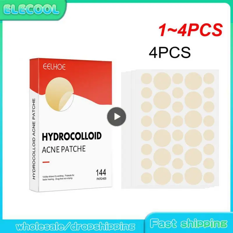 1~4PCS Pimple PatchMighty Pimple Healing Patches Hydrocolloid Acnes Pimple Patch For Zits Blemishes Spot Stickers Facial Care