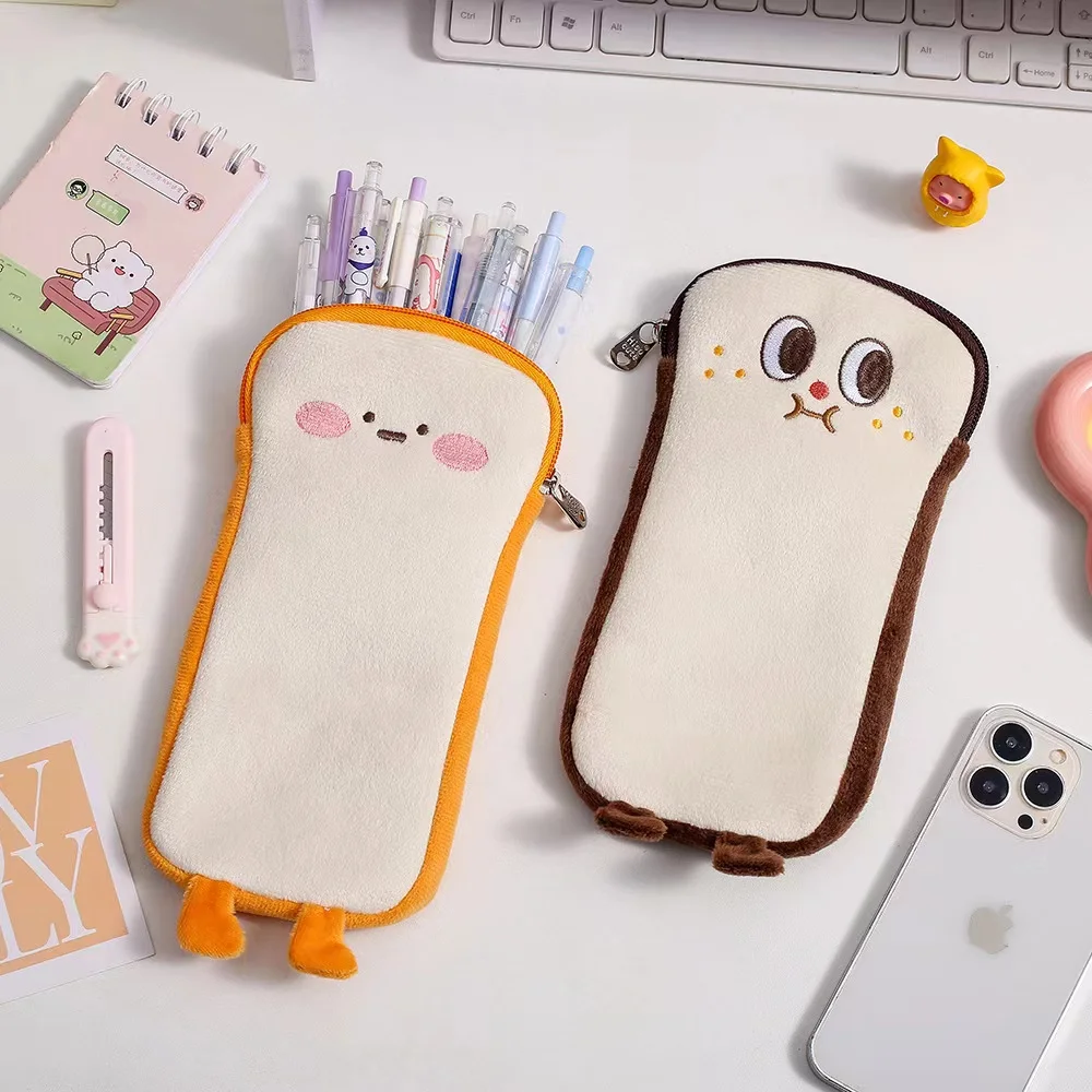 

Cartoon Plush Kawaii Pencil Case Pen Pouch girls Zipper Bag Stationery Cosmetic Make Up Organizer Pouch School Office Pencil Bag