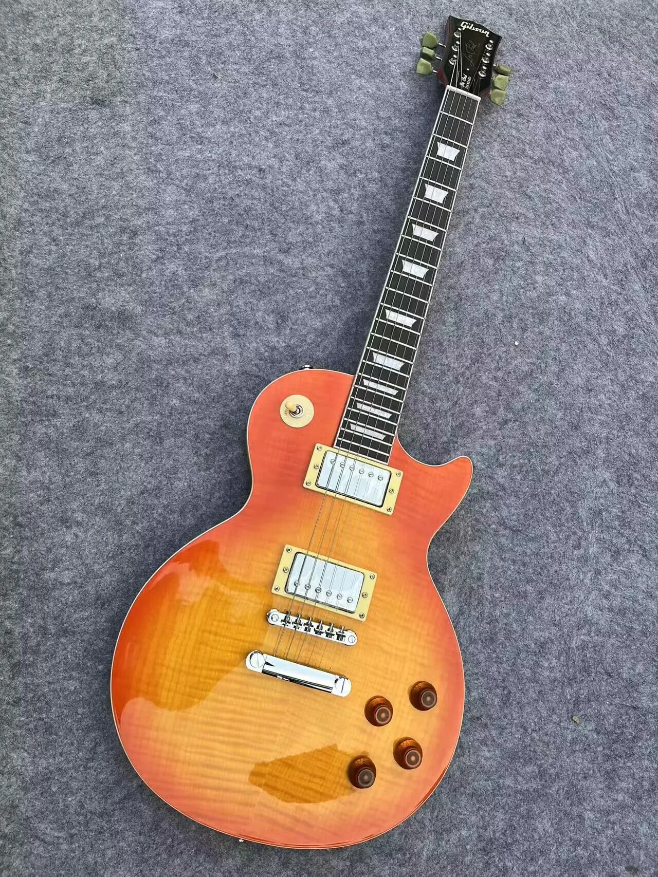 

Send in 3 days Flame Maple Top G Les Standard Brown LP Paul Electric Guitar in stock DFSHHS