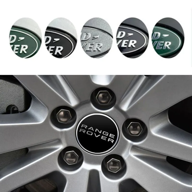 

40pcs 62mm 63mm green Wheel Center Hub Caps Cover Emblem logo For Land Rover RANGE ROVER LR2 LR3 LR4 RANGE LAND ROVER Sport
