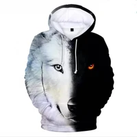 creative design hoodie printed wolf head 3d men women hoodies sweatshirt brand designer children clothes spring autumn jackets