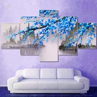 diy 5d diamond painting 5pcs landscape series full drill square embroidery mosaic art picture of rhinestones home decor gifts
