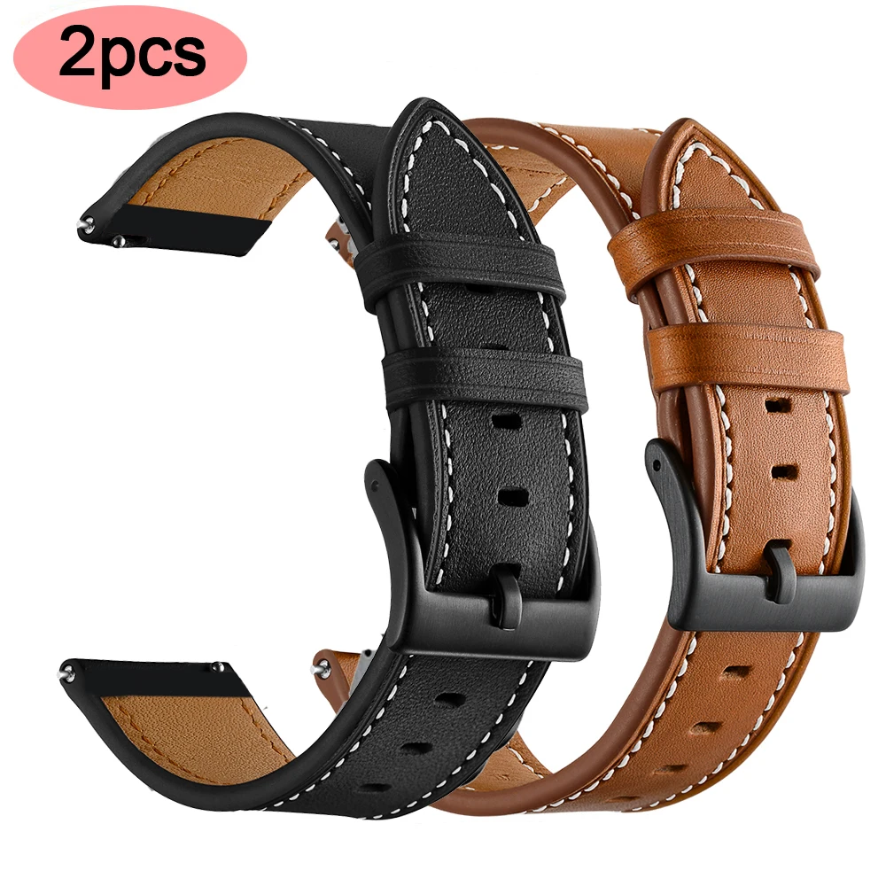 

Stainless steel Watch Strap For Garmin Venu 2plus/Venu SQ/Garmin Forerunner 158 245M 645M /Garmin Vivomove 3/leather watch band
