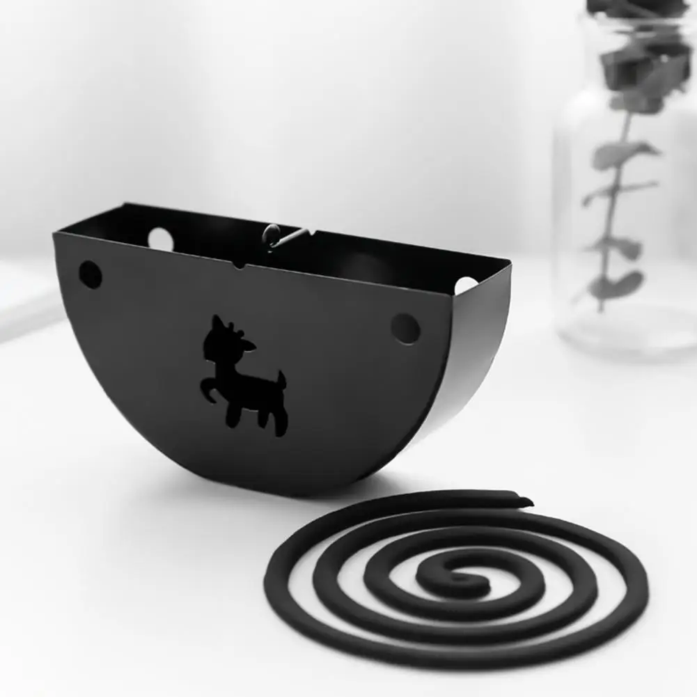 

Однотонная многоразовая подставка для противомоскитной катушки для гостиной, портативная простая противомоскитная катушка в коробке, огн...