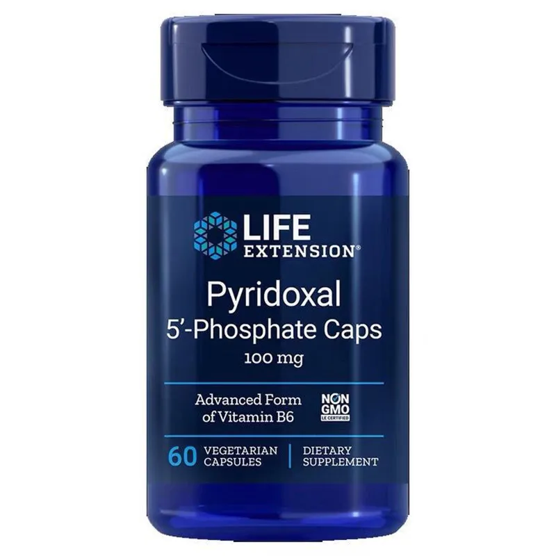 

pyridoxal 5-phosphate caps Active vitamin B6 Inhibit glycation reaction protect eyes kidney function promote heart nerve health