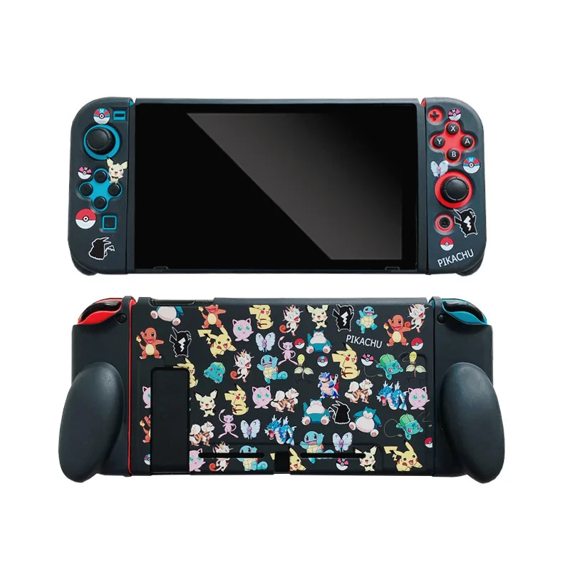 Чехол с героями Аниме Покемон Пикачу для Nintendo Switch милый мультяшный