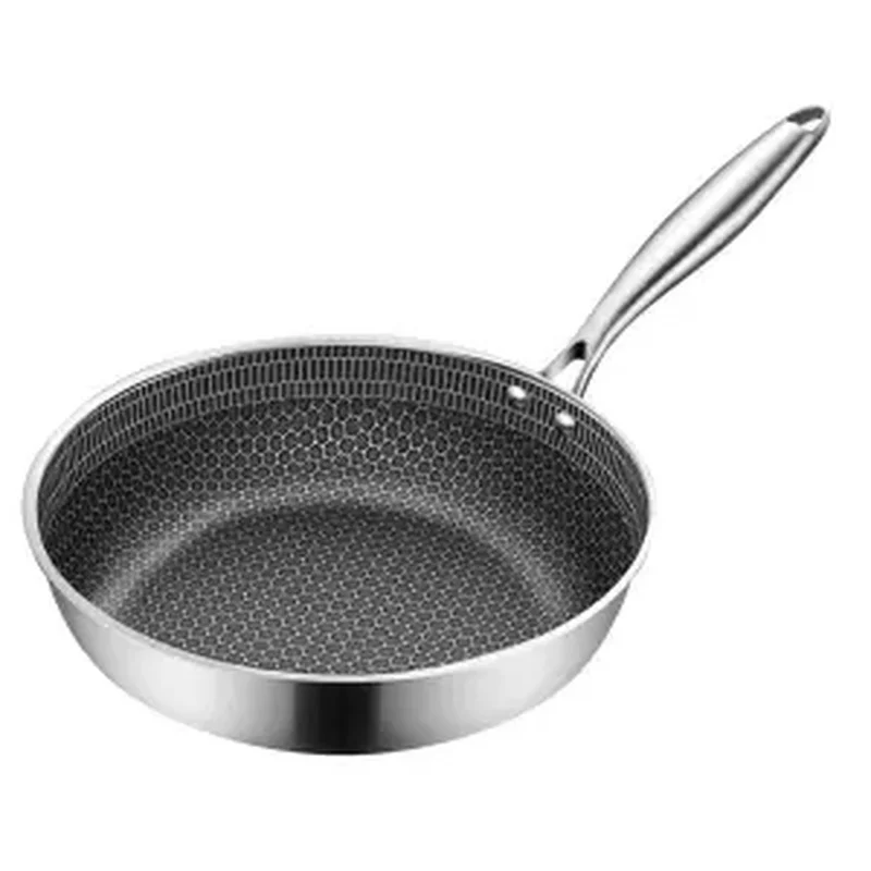 

Stainless Steel Frying Pans Non-stick Uncoated Skillet Wok Pan Pancake Pan Pots and Pans Cooking Pan Non Stick Wok Cookware