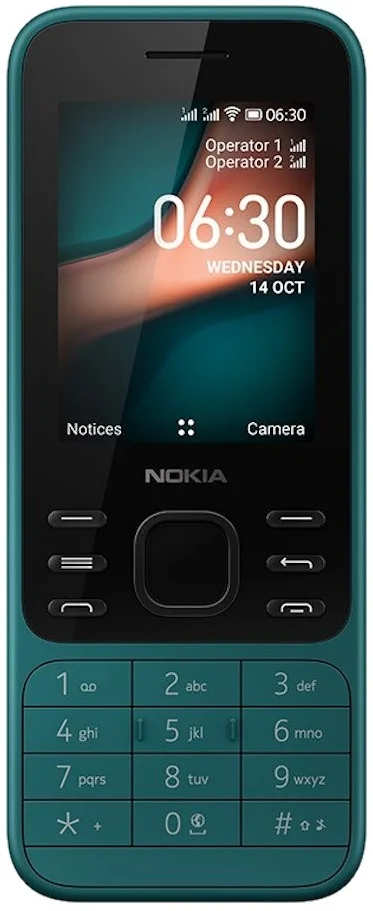 Nokia 6300 4G Dual Sims голубой | Мобильные телефоны и аксессуары