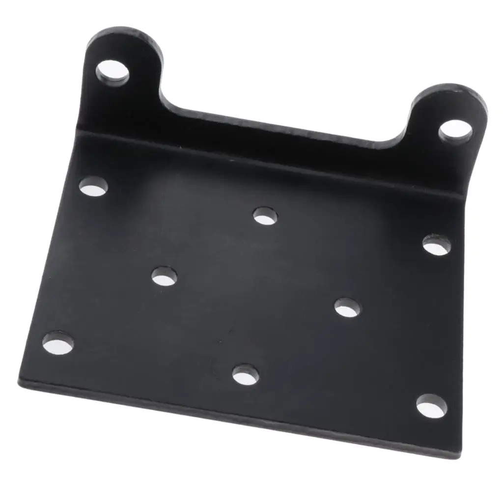 

Utility Winch Mounting Plate 6000LB Bracket Mount Universal ATV UTV Black