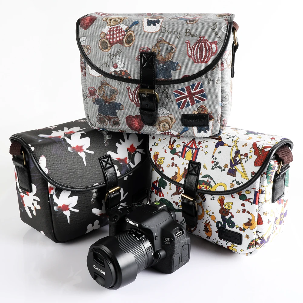 

Retro Camera Shoulder Bags DSLR Camera Cover Case For Nikon D5600 D7500 D3500 D850 D780 D750 D610 D620 Z50 Z5 Z6 Z7 Z9 D5 D6 D40