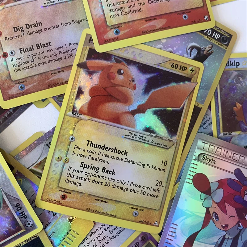 54 шт. Покемон 1996 Ретро игра карты Ограниченная Коллекция Vmax PTCG5 усилитель