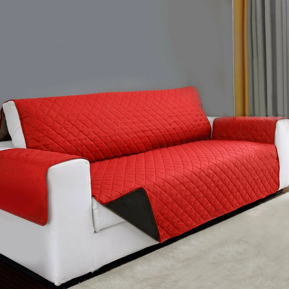 

1/2/3 Seater Sofa Covers Arm Chair Protector Couch Kids Stains Faux cotton