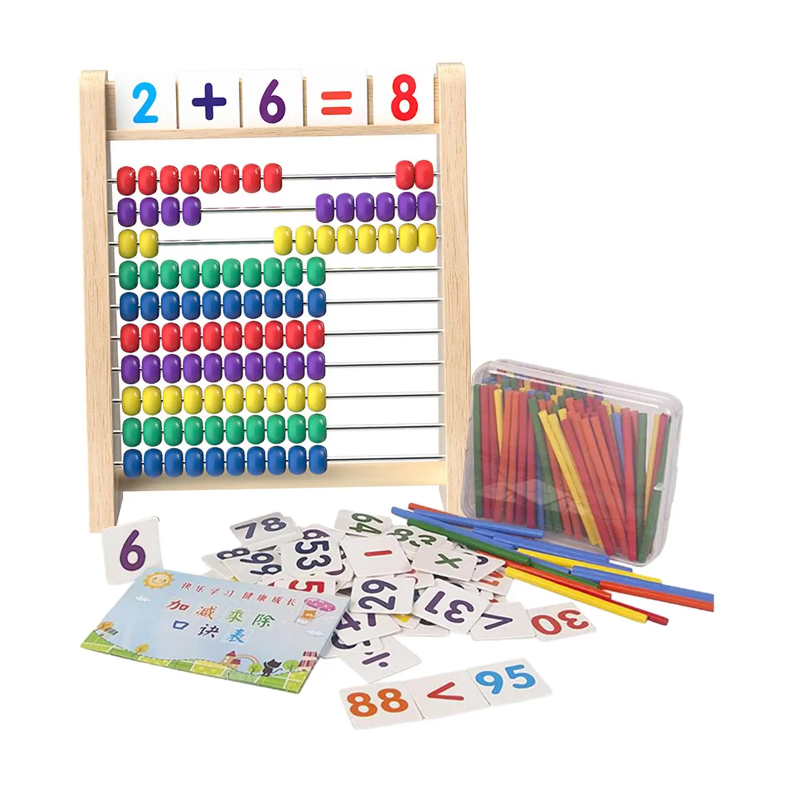 

Wooden Abacus Wooden Educational Counting Toy for Activity Toys Preschool Learning Early Childhood Education Early Development