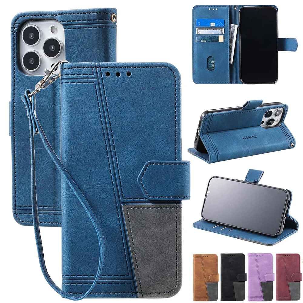 

Etui Cover For Samsung Galaxy Note 20 Ultra S22 Plus S21 FE S20 S10 S9 S8 S7 S6 Edge Note 10 Wallte Magnetic Flip Leather Case