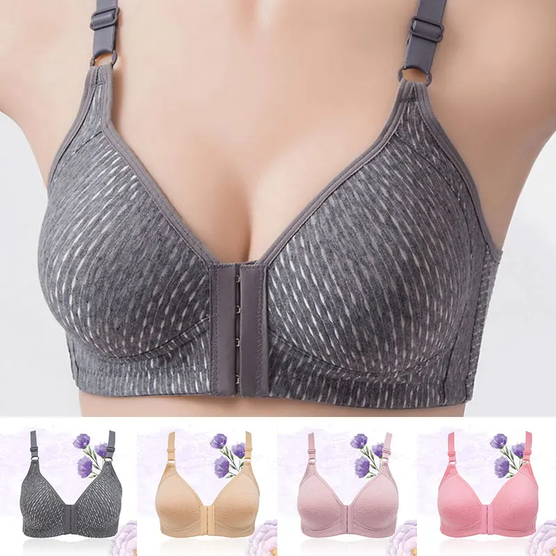

Push Up Bras Underwear for Women Buckle Front Cami Vest Yoga Sport Bra Female Push Sport Padded Wireless Seamless Soft Bras