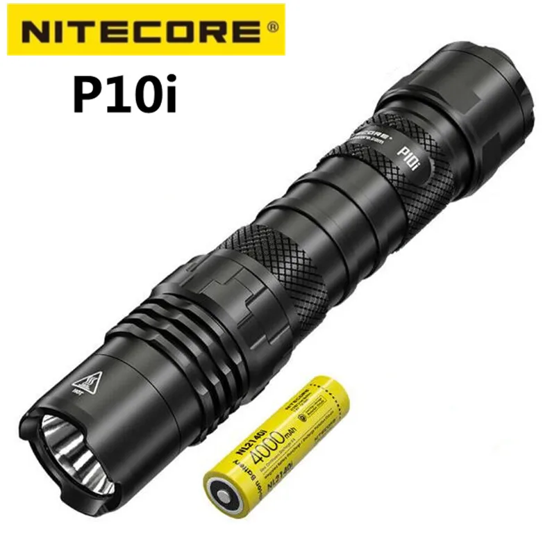 

NITECORE P10i 1800 Lumens Tactical Flashlight ULTRA COMPACT Luminus SST-40-W LED Torch Type-C Rechargeable with 4000mah Battery