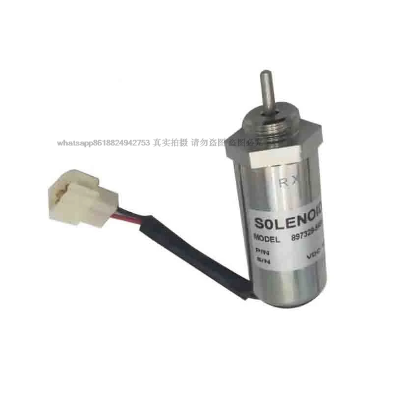 Соленоид отключения топлива подходит для двигателей Isuzu 3LD1 3LD2 4LE1 3LB1 4LB1 897329 -5680