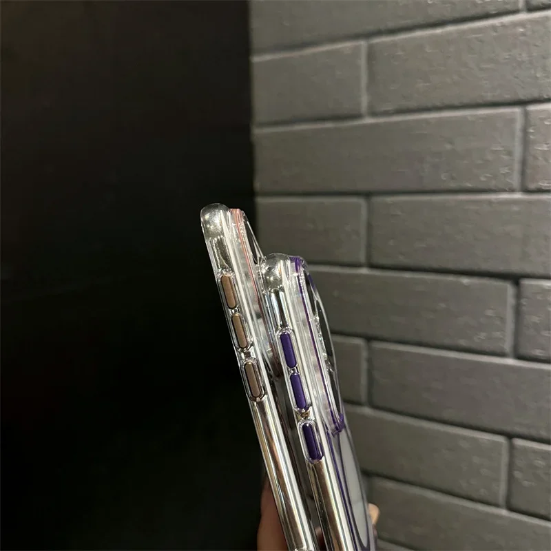 Цветной магнитный чехол для телефона Huawei Pura 70 Pro Plus Ultra Magsafe с защитой от падения и