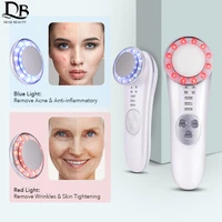 7 in 1 led facial massager ultrasonic photon skin lifting wrinkle remover anti aging tighten beauty devices skin care tool