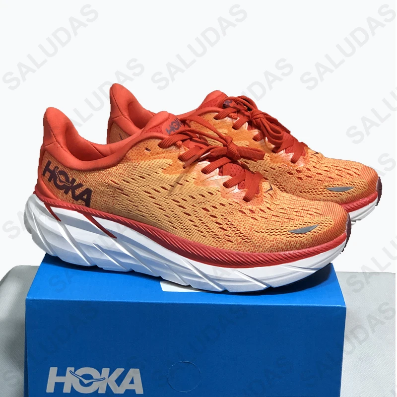 HOKA Sneakers Clifton 8 Ultra Light Elastic Running Shoes Men Multi Color Couple Jogging Shoe Mesh Breathable Tennis Shoes Women
