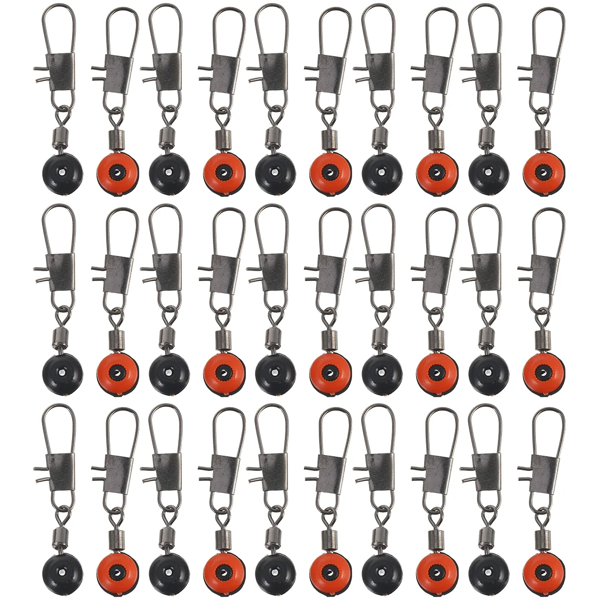 

100 Pcs Ar Accessories Fishing Line Sinker Slider Hook Clip Connector Stainless Steelfishing Tackle Space Bean