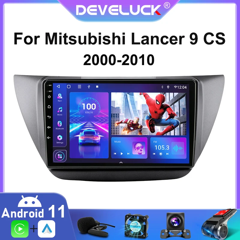 $96.99 2 Din Android 11 Car Radio Multimedia Video Player For Mitsubishi Lancer 9 CS 2000 - 2010 Navigation GPS 2din 4G Carplay Stereo