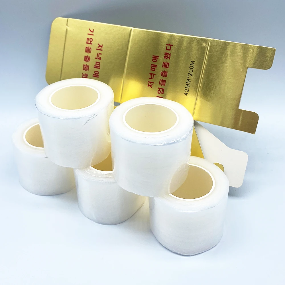 

Sdotter 1 Roll 40MM*200M Tattoo Plastic Wrap Cover Preservative Film Semi Permanent Makeup Tattoo Eyebrow Liner Tattoo Protect A