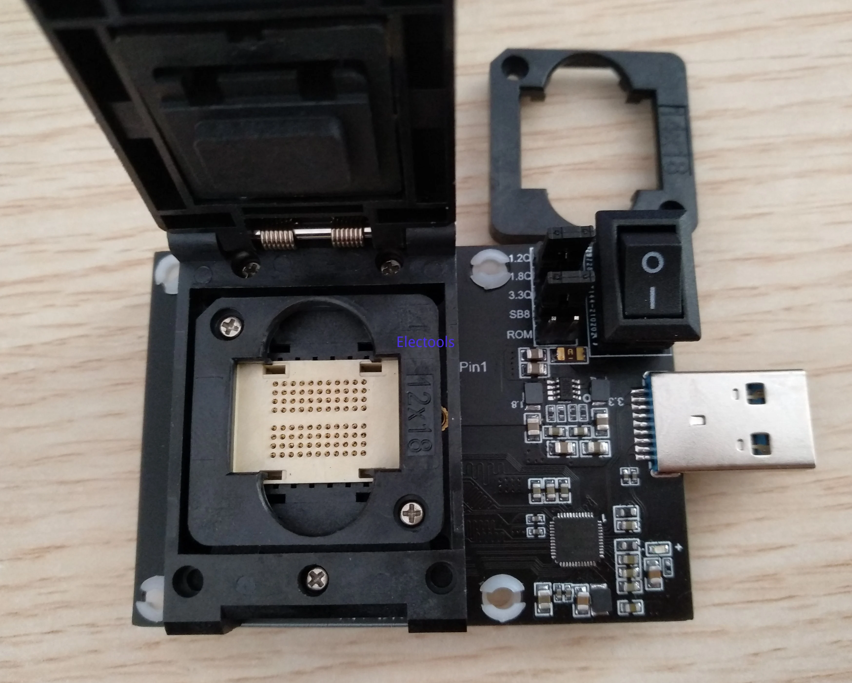 Испытательный стеллаж SM3281L для USB-накопителя пустая стойка флэш-накопителя BGA132/152