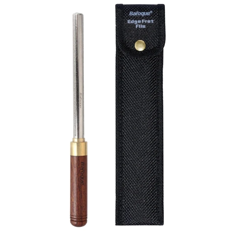 

Guitar Fret Crowning Dressing File with Square Wood Handle Small Medium Large Edges Guitar Repairing Luthier Guitar Tool