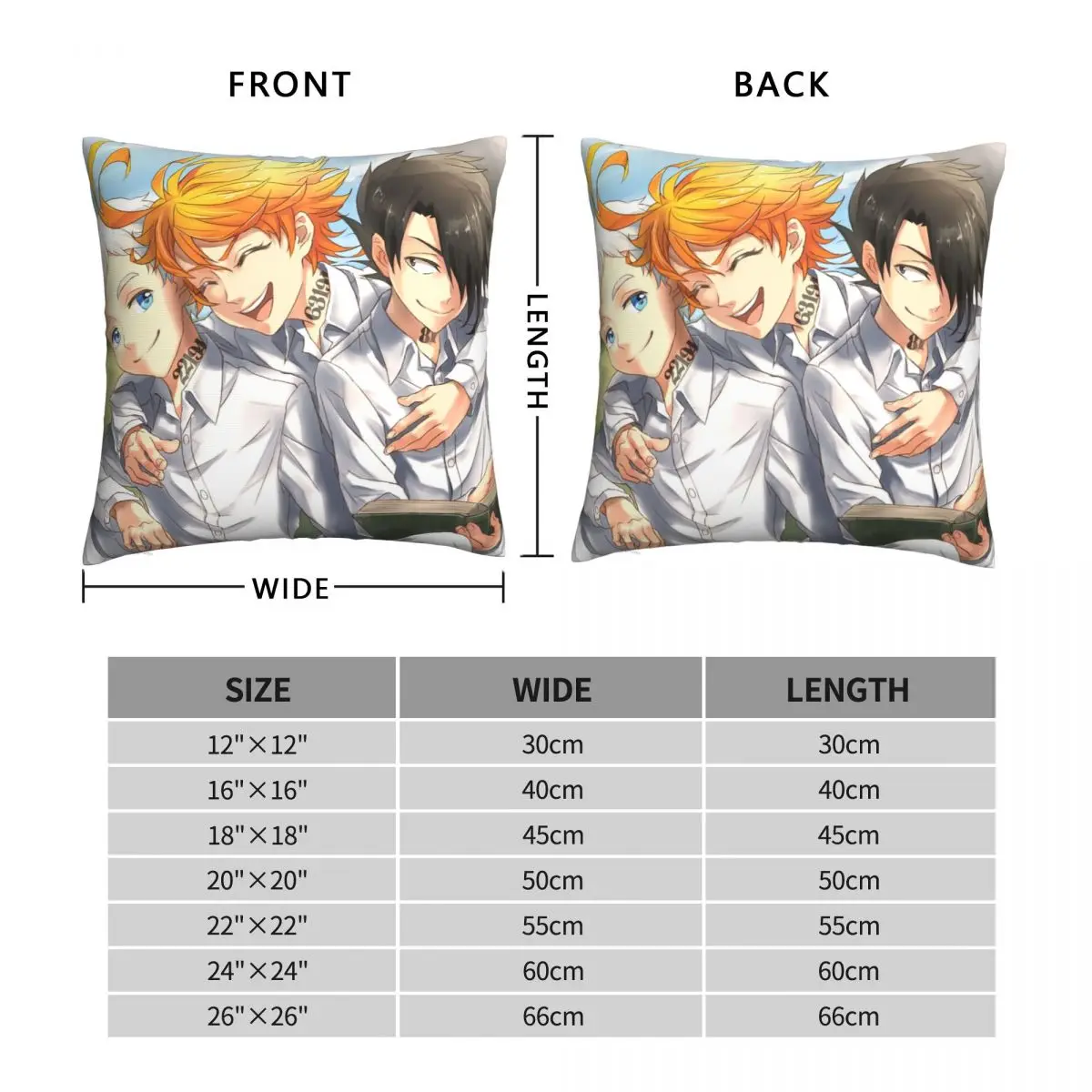 Yakusoku No Neverland Lbgt чехол с подушкой для подушки из полиэстера Yaoi мальчиков |