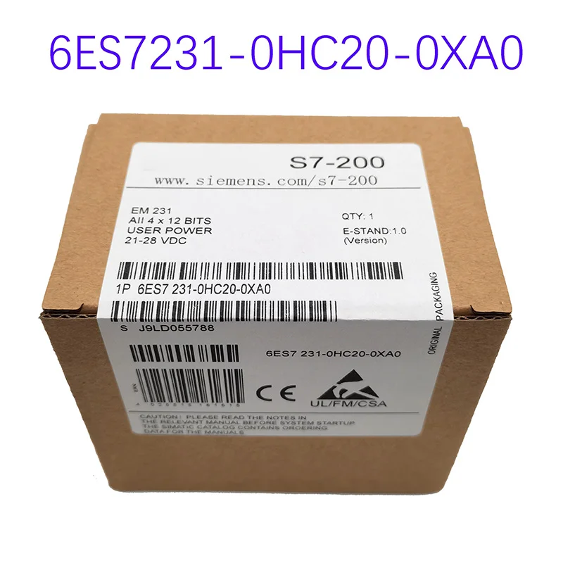 

New Original 6ES7231-0HC20-0XA0 PLC Expansion Module 6ES72310HC200XA0 Spot