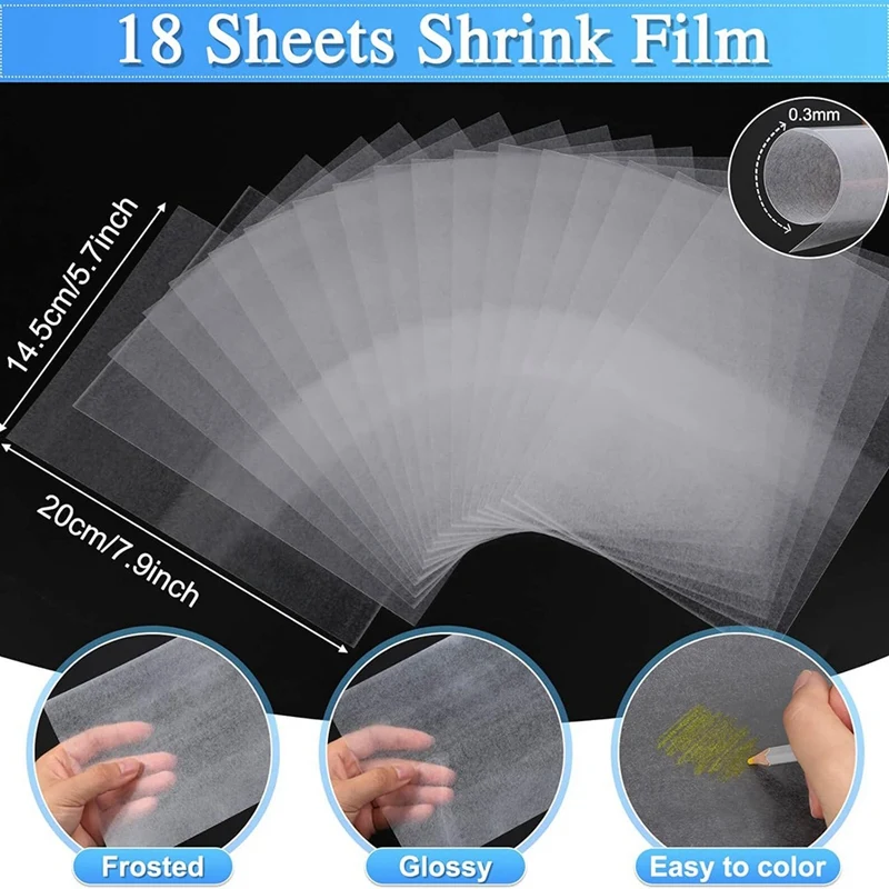 Художественная бумага Shrinky листы термоусадочной бумаги термоусадочная